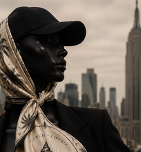 Load image into Gallery viewer, CONCH + COWRIE Signature Silk Scarf ( Pre Order)