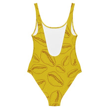 Load image into Gallery viewer, COVER ME IN COWRIE One-Piece - CURRY