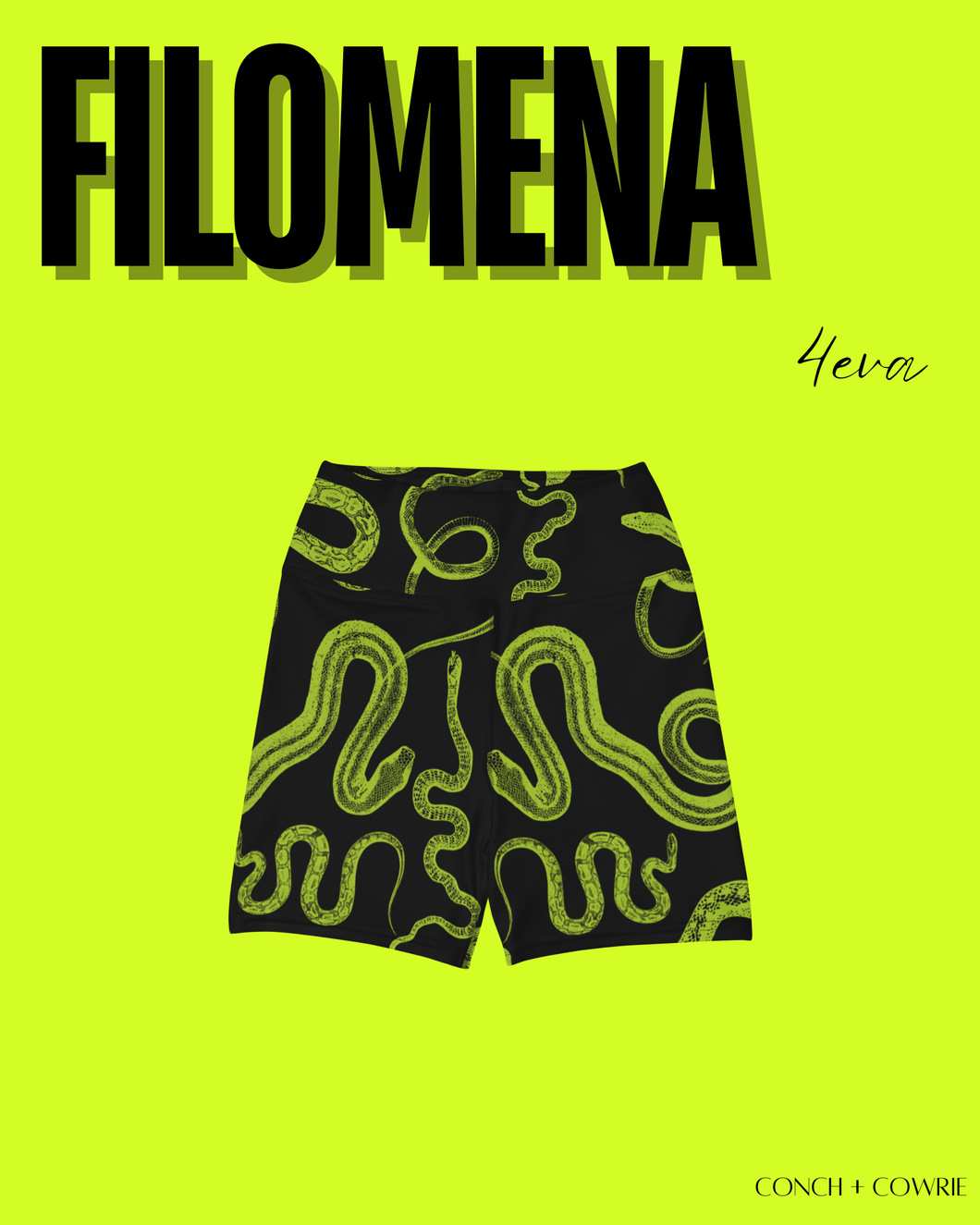 FILOMENA 4Eva Yoga Shorts