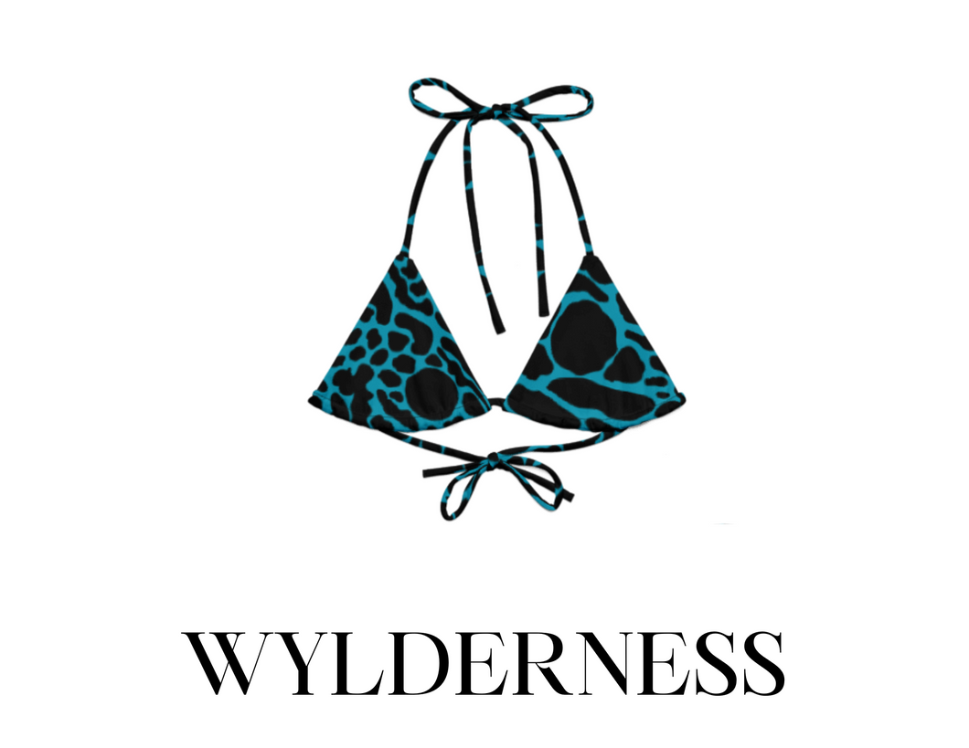 WYLDERNESS String Kini Top | BLUE DREAM