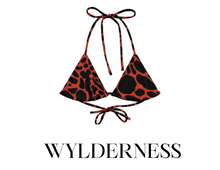 Load image into Gallery viewer, WYLDERNESS String Kini Top | RED WINE
