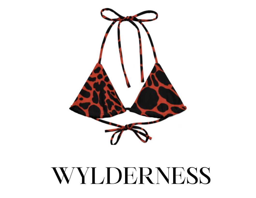 WYLDERNESS String Kini Top | RED WINE