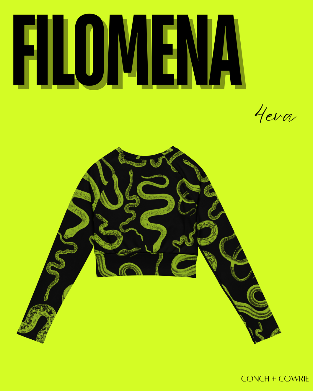 FILOMENA 4Eva Long Sleeved Crop