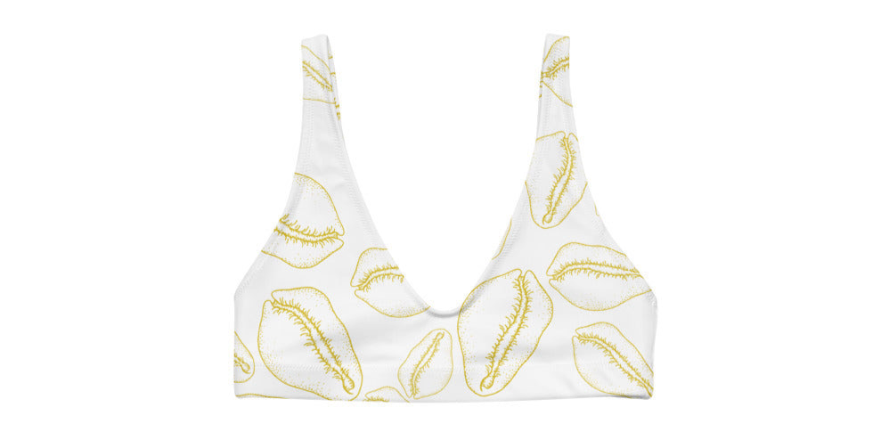 COVER ME IN COWRIE Kini Top| White Sand