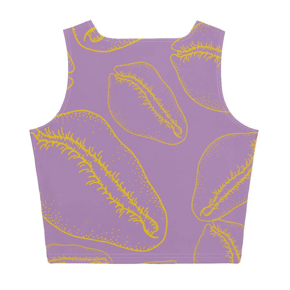 COVER ME IN COWRIE Crop - Lilac