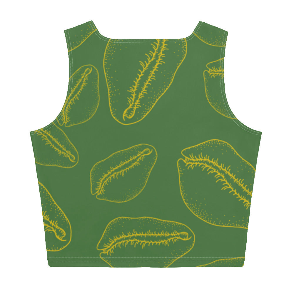 COVER ME IN COWRIE Crop - JALAPEÑO